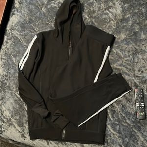 Fleece lined track suit